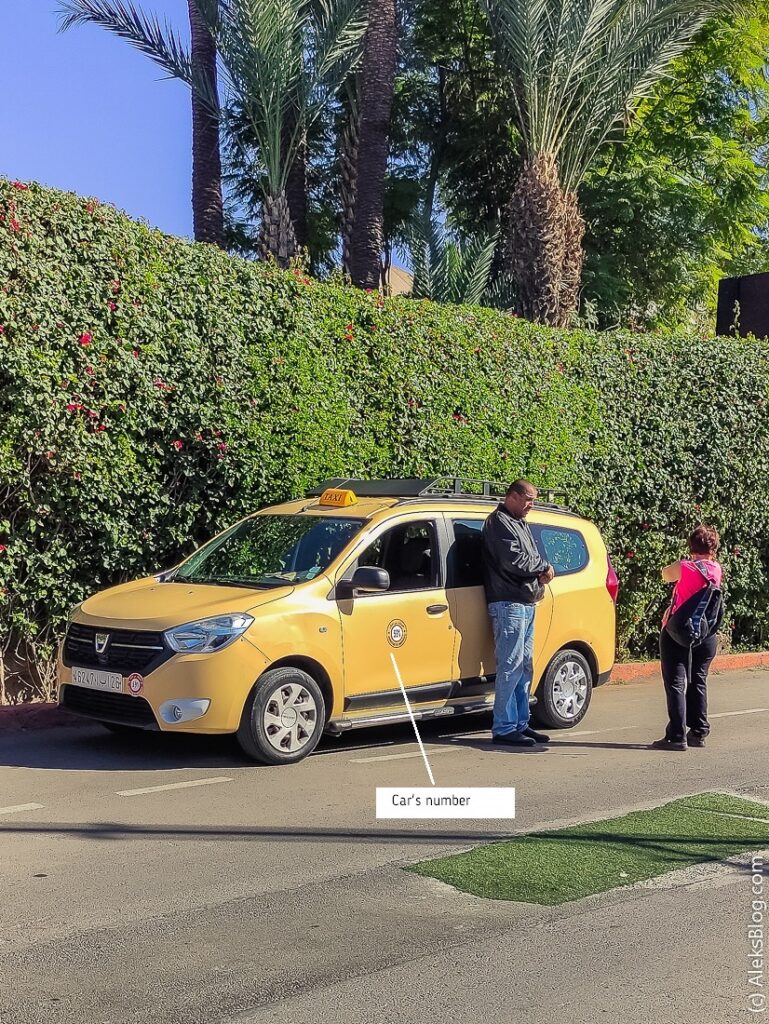 Marrakesh taxi
