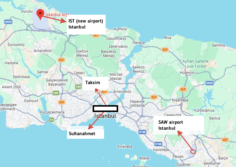 Istanbul airports